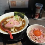 麺処 夏海 - 醤油らぁ麺＋ゆっけ風丼