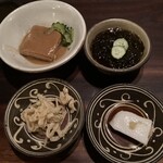 うりずん - うりずん定食①  ラフテー　スヌイ　ミミガー　ジーマーミ豆腐