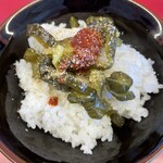 家系ラーメン 佐々喜家 - 無料ライスにお化粧を