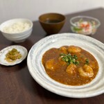 中華料理 大千 - 料理写真:エビのチリソース定食 1300円
単品 1100円