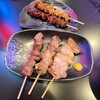 Sumiyaki Yakiton Sakaba Tonton - 「豚串おかませ五点盛り」(539円)