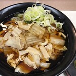 駅そば 大船軒 本郷台そば店 - 柚子胡椒香る白菜豚肉うどん
