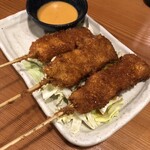 鳥貴族 - ◎ニッポンの畜産業✖️鳥貴族　から丸鳥南蛮串カツ　オーロラソース添え