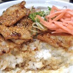 Matsuya - “炙り”十勝豚丼（食べかけで失礼します）