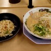 Hakatakinryuuizumiten - 味玉ラーメン+半チャーハン
