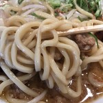 麺屋しずる - バク盛り濃厚味噌らーめん　麺