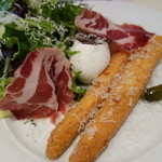 VIA Brianza - 白アスパラ　フリット