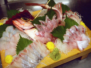関所茶屋 - 刺身盛り合わせ