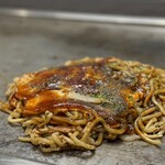 コアセカ - 「そば肉玉イカ天」 広島お好み焼き