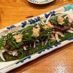 里芋 - 鯨肉あぶり焼き 850円