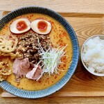 Azuma Shokudou - 担々麺（税込1,200円）＋ライス（税込200円）