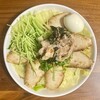 つけ麺本舗 辛部 - 料理写真:（小）キュウリ増し、チャーシュー増し、海苔カツオ＆自宅ゆで玉子