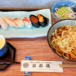 日本橋 - 寿司うどんセット