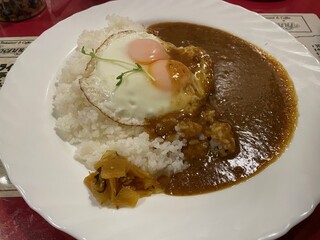 ファイブペニー - カレーライス大＋目玉焼②