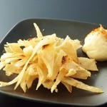 なかなか家 - 日本酒の酒肴にピッタリエイヒレ炙り✩