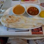 シーフードカレーと日替わりカレーランチ