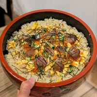 黄金出汁しゃぶと江戸前寿司 肉のあさつ 梅田お初天神店 - 