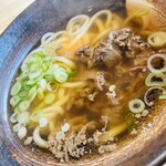 みの屋うどん - メニュー:肉うどん ¥600(税込)