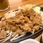 やよい軒 - 野菜とラムのジンギスカン定食 1,190円