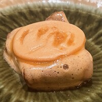 銀座 ちかみつ 並木通り - ブリスケの泡醤油乗せ