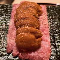 銀座 ちかみつ 並木通り - 名物のウニドック！