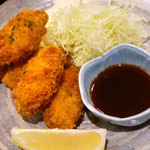 魚＆炭焼 だん - 牡蠣フライ(2013年12月撮影)