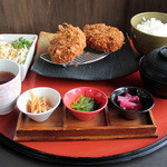 Tonkatsu Kanejuu - 枝豆メンチかつ定食