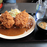 とんかつ 金重 - 枝豆メンチかつカレー