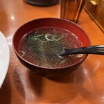 Oosaka Oushou - 付属のスープ