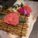 西中州焼肉 きらく - イチボと肩三角