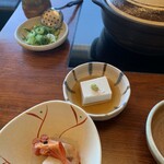 Kiyomizu Junsei - 炊き合わせと胡麻豆腐