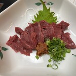 ゆう - 馬肉の刺身