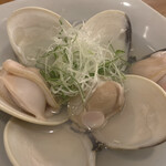 ろばた焼 磯貝 - はまぐりの酒蒸し