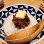 酒と飯 コメマル - 金山寺味噌のもろみバターご飯（つや姫）
