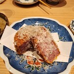 酒と飯 コメマル - 雲仙ハムカツ パルメジャーノがけ