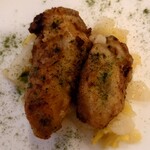 ランコントル - ◎牡蠣のバター焼きと白菜