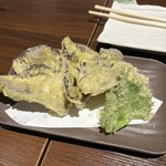 博多豊一 - キクラゲの天ぷら