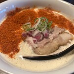 麺屋 鶏っぷ ログハウス店 - 旨泡白湯RED