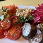 Assortment of 6 vegetable appetizers