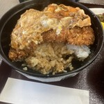 Oshokujidokoro Kamiya - 玉子 カツ ご飯 丼ツユ バランス良し！