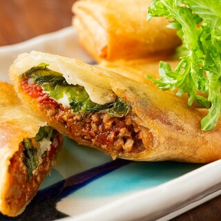 種類豊富な創作春巻きが自慢！いろいろ楽しめる一品料理も充実