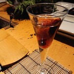 広丞庵　かのか - 食前酒♪ブルーベリー
