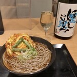 えんそば  - かき揚げ蕎麦