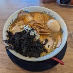 Ramemmizusawa - 特製背脂醤油ラーメン。