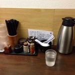 つけめん 玉 - 201312　玉　卓上