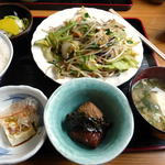 Teishokunomise Tsukasa - 野菜炒め定食　￥７００