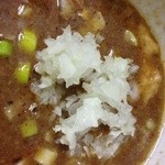 つけめん 玉 - 201312　玉　★特製つけめん（1000円）大盛（100円）★卓上にある「刻玉葱」