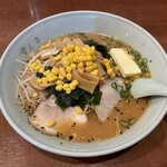 雪ん子らーめん - チャーシューメンみそ+バタートッピング