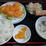 台湾料理 福祥居 - エビマヨ定食　麺無し