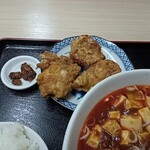 台湾料理 豊味園 - セットのから揚げ